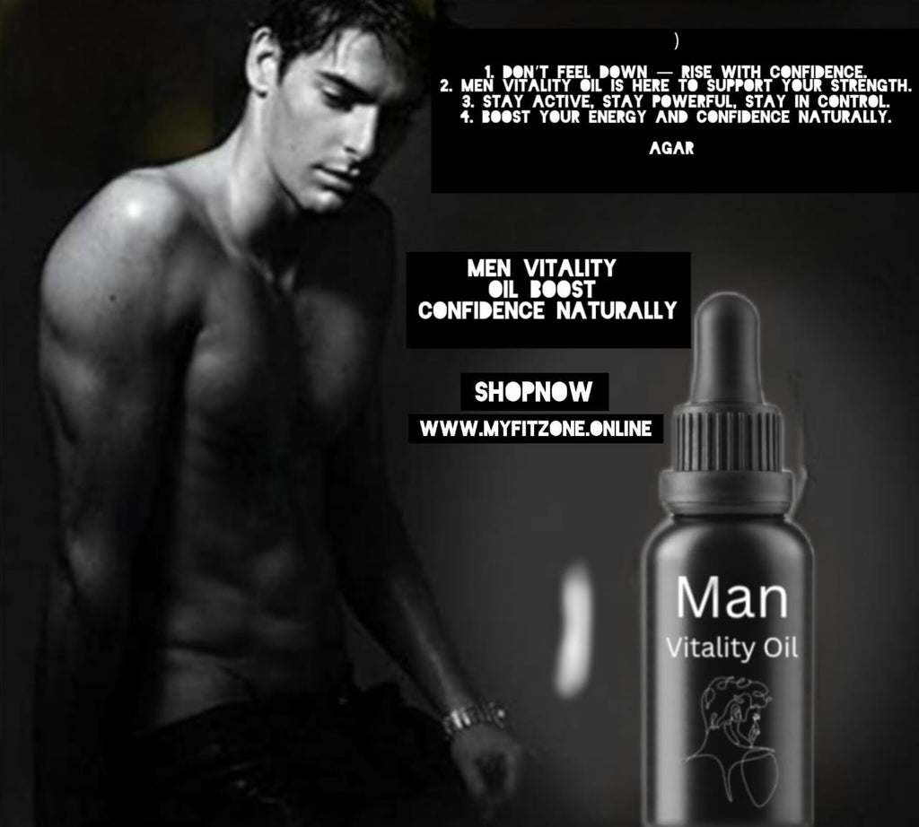 “Peak Force Men’s Vitality Oil – 100% Natural Herbal Boost for Strength, Energy & Confidence”