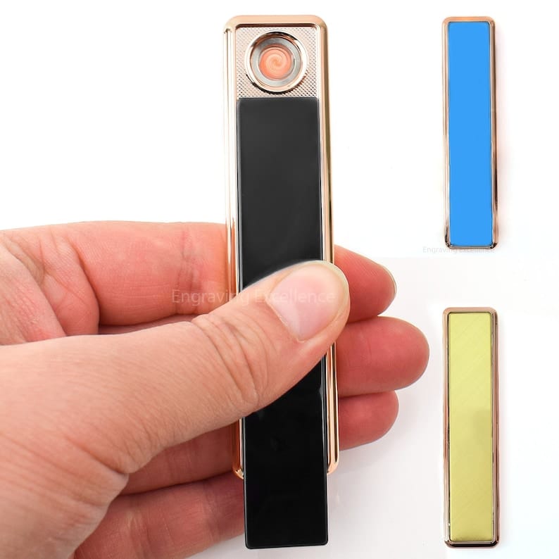 Personalized unique rechargeable lighters with personalized name printing