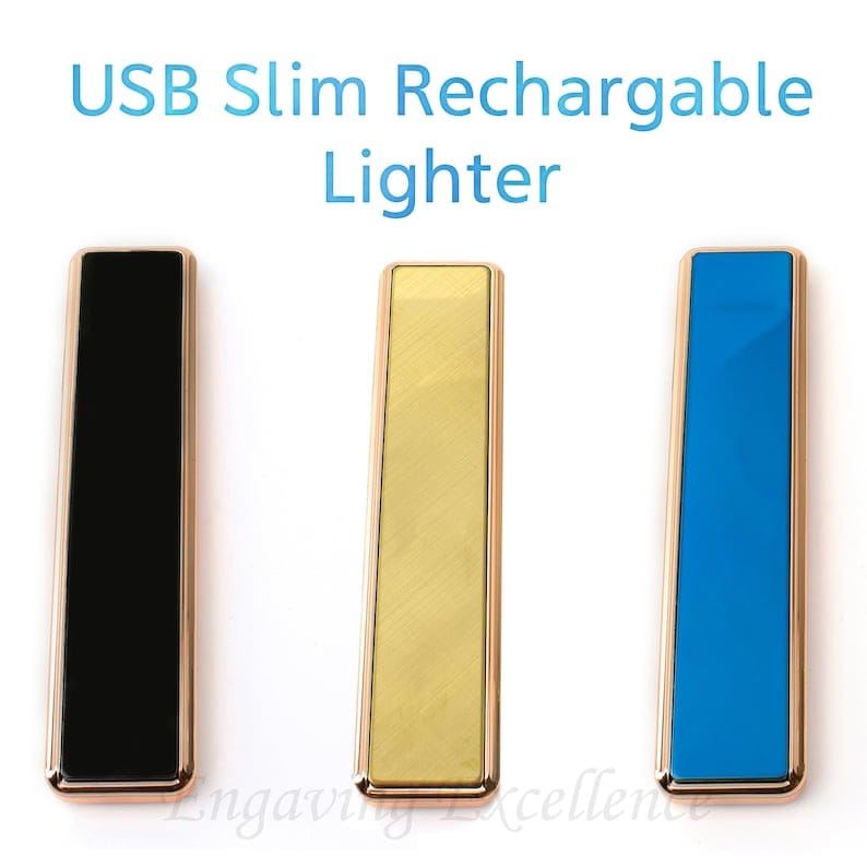 Personalized unique rechargeable lighters with personalized name printing