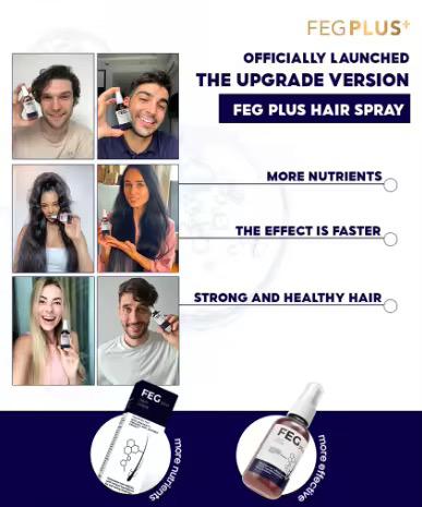 FEG Plus Hair Growth Serum Hair-loss Treatment 14 Days Best Ginger Anti Hair Loss Serum