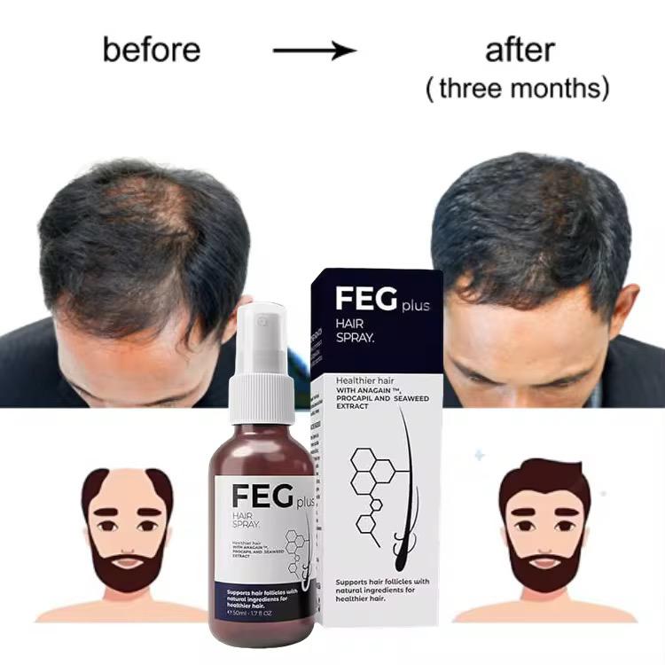 FEG Plus Hair Growth Serum Hair-loss Treatment 14 Days Best Ginger Anti Hair Loss Serum